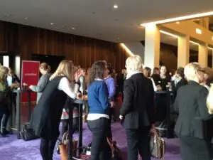 Entspanntes Networking zwischen den Vorträgen.