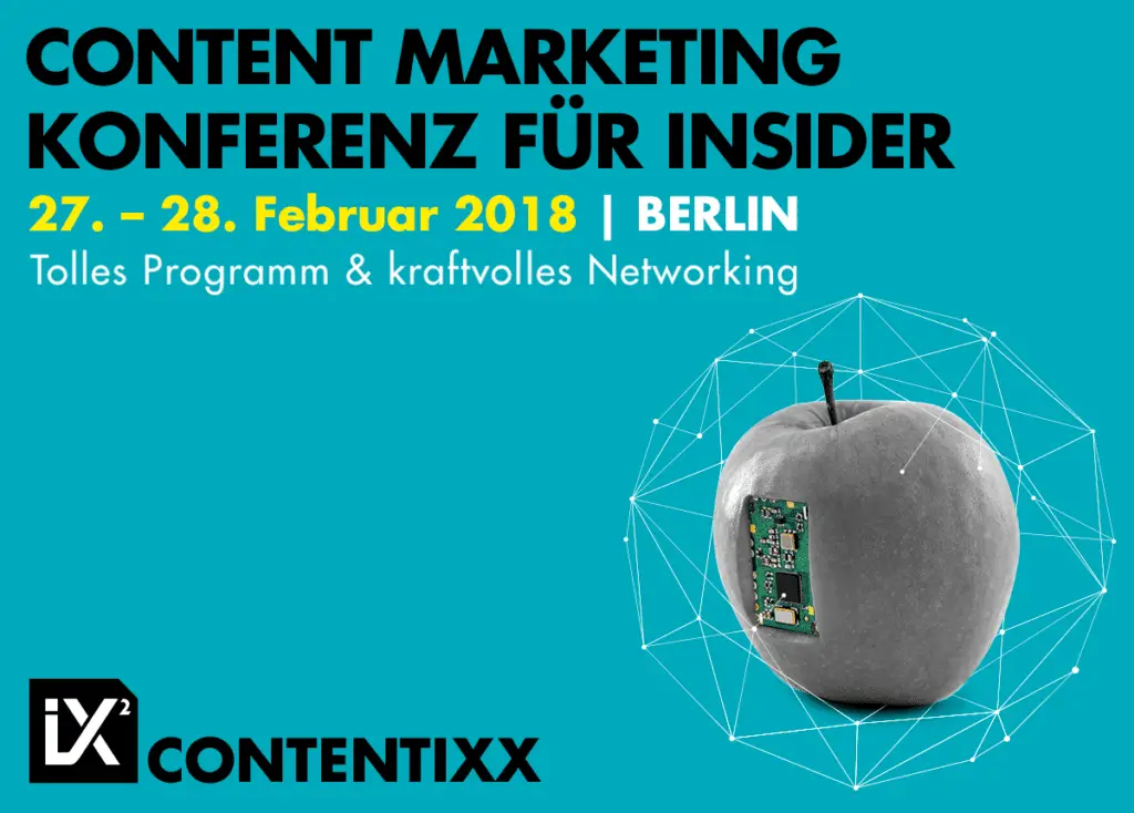 CONTENTIXX 2018 - unsere Medienkooperation.