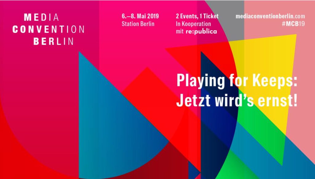 Medienkooperation #DMW auf der MEDIA CONVENTION 2019 in Berlin #MCB19
