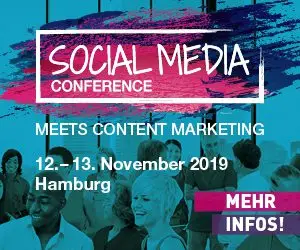 Banner Social Media Conference meets Marketing