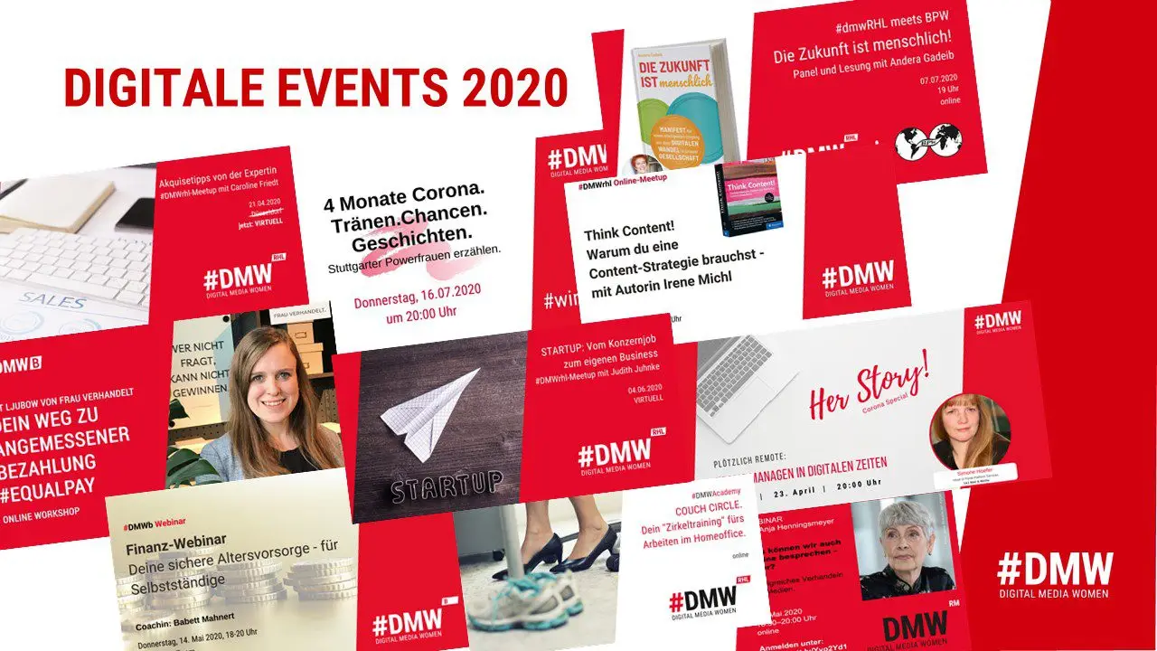 Digitale Events 2020 der Digital Media Women