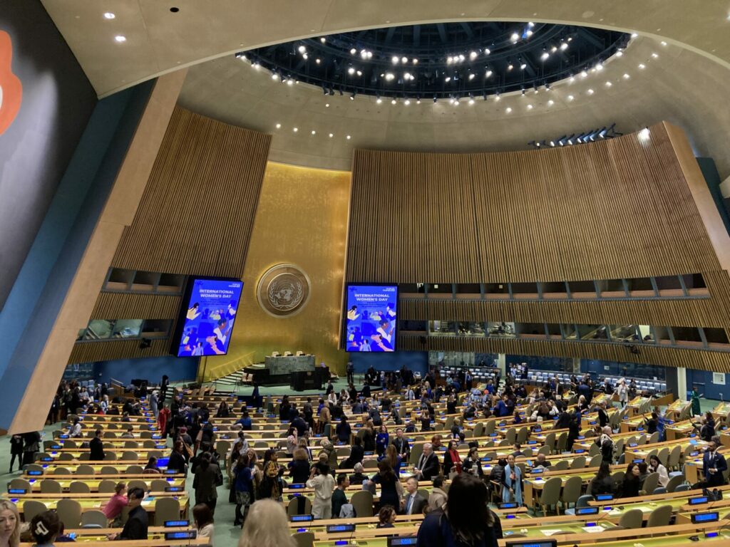 UN General Assembly am Weltfrauentag 2023