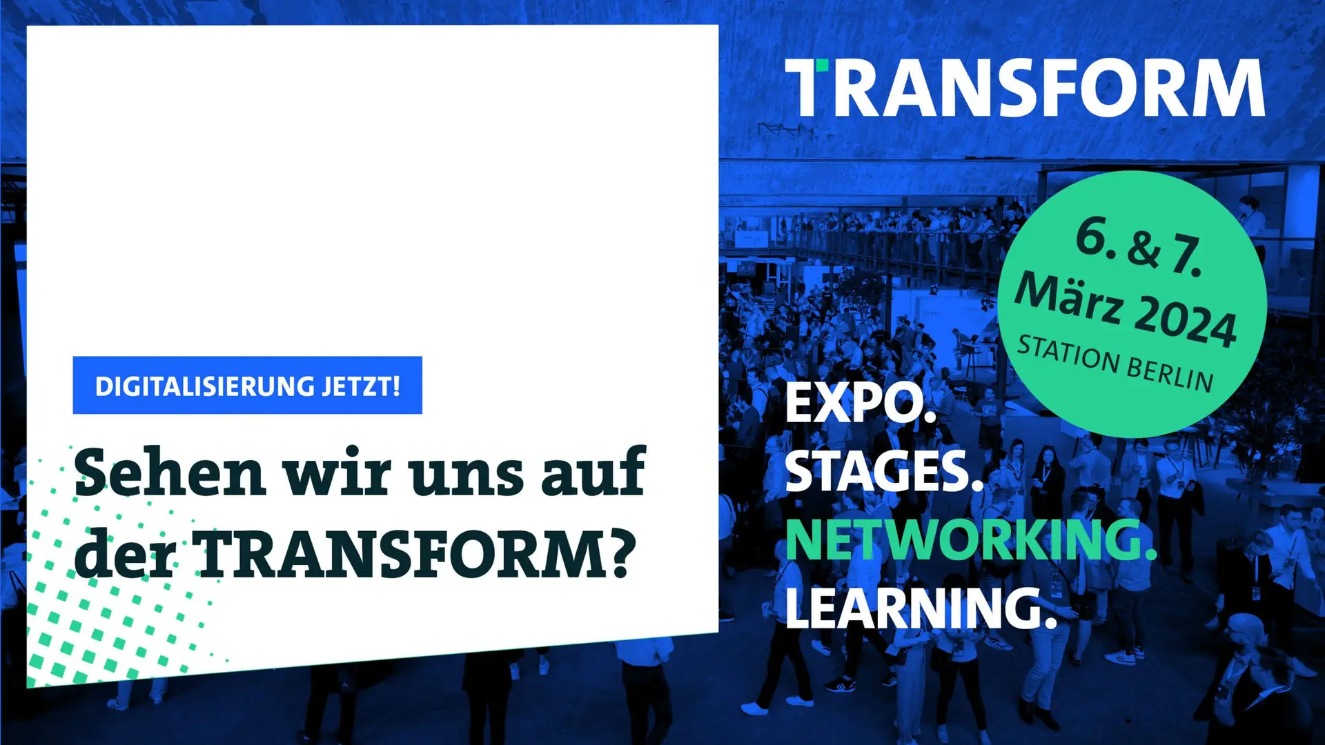 Sehen wir uns auf der TRANSFORM?