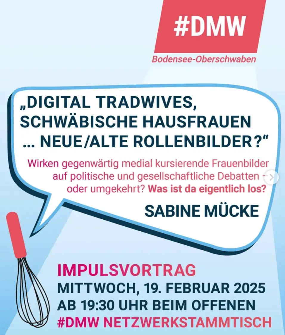 Digital Tradewives, schwäbische Hausfrauen … neue/alte Rollenbilder?