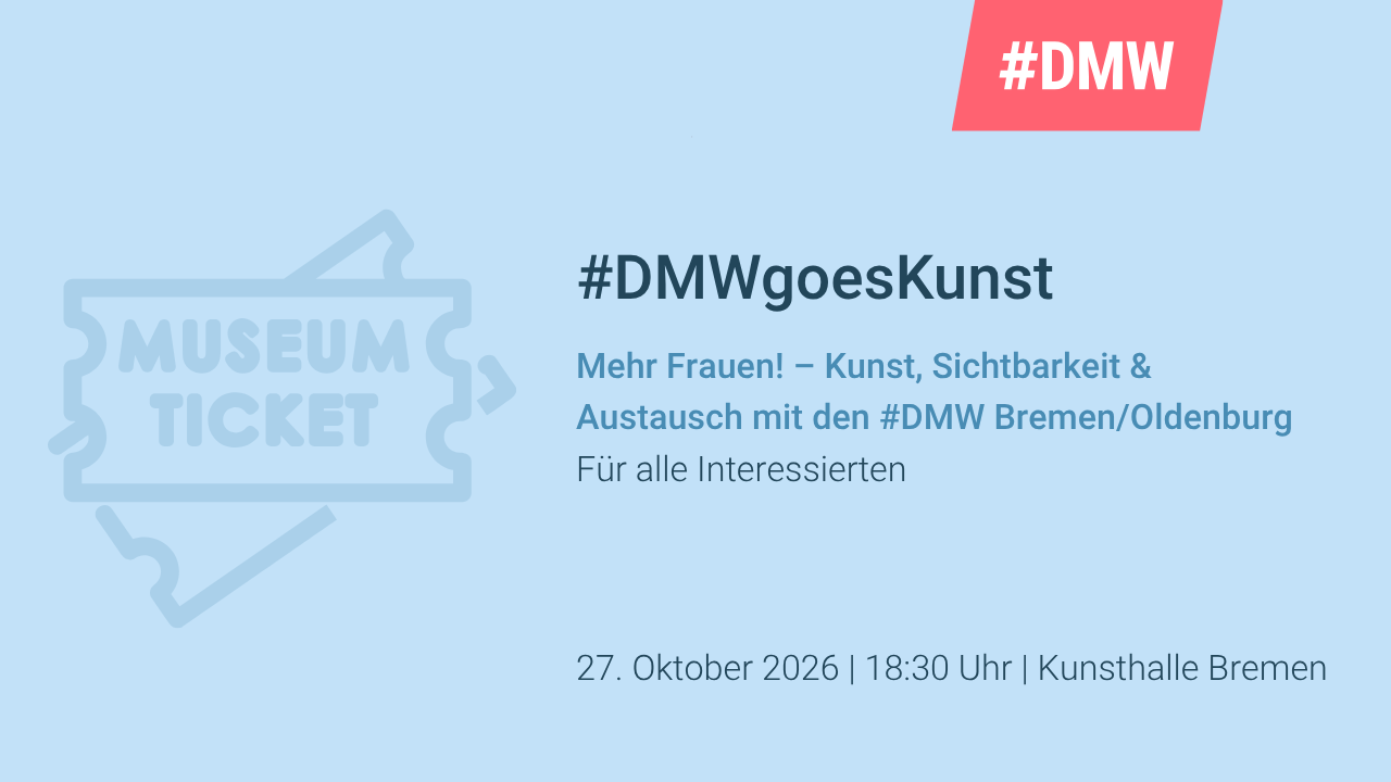 #DMWgoesKunst: Mehr Frauen!