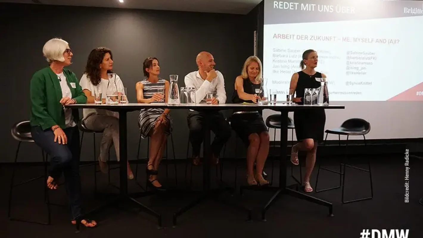 Panel Diskussion über die Zukunft der Arbeit "Me, Myself and AI?"